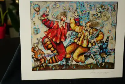 Michael Kachan “Eiffel Song" Seriolithographs Signed with COA, View more
