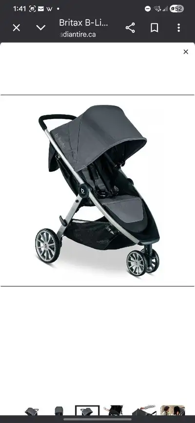 Britax B-Lively Stroller Fold and GO( Perfect condition ), View more