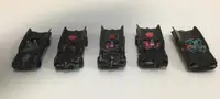 5 Different VTG 1/64 scale Batmobiles. Some rare. $190