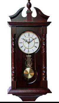 vmarketingsite Grandfather Wood Wall Clock with Westminster Chim