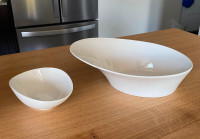 Two Ishimura fine china decorative bowls