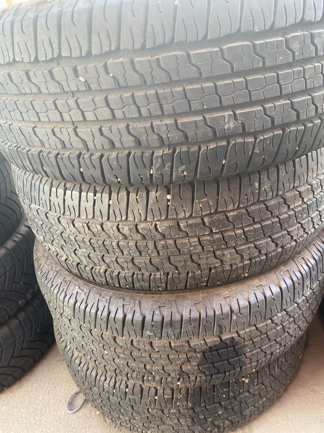 Four Goodyear Wrangler Fortitude 265/70R17 HT  tires in Tires & Rims in Penticton