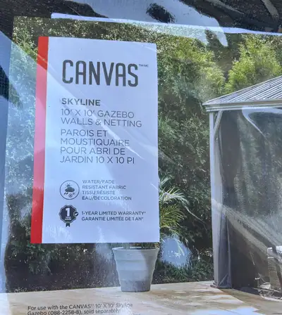 CANVAS Skyline Gazebo Walls & Netting 10' x 10', View more