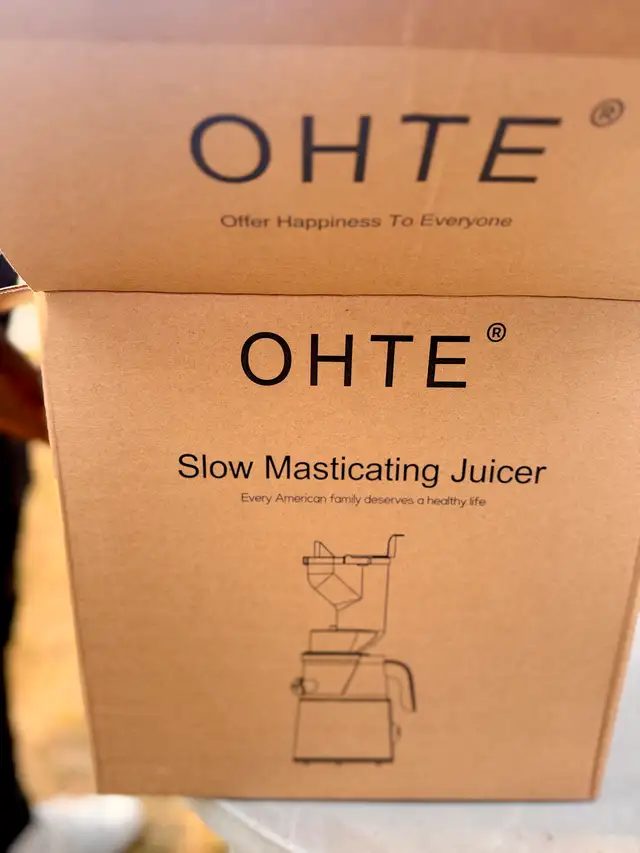Juicer, OHTE- New in Box in Processors, Blenders & Juicers in Markham / York Region - Image 2