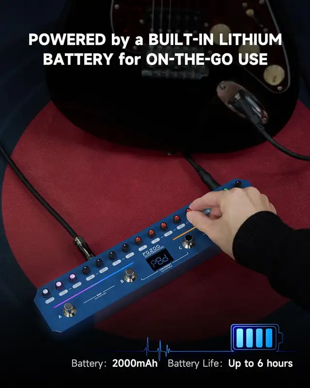 Flamma FG200 Guitar effects processor in Amps & Pedals in Windsor Region - Image 7