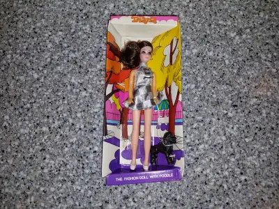 Vintage Diana 6 1/2" Fashion Doll with Poodle (Unopened), View more