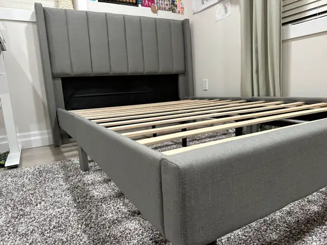 BNIB upholstery Platform, twin double queen & king (no need b in Beds & Mattresses in Chilliwack - Image 4