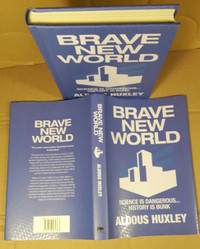 Brave New World -(hard cover with dust jacket)- Aldous Huxley,