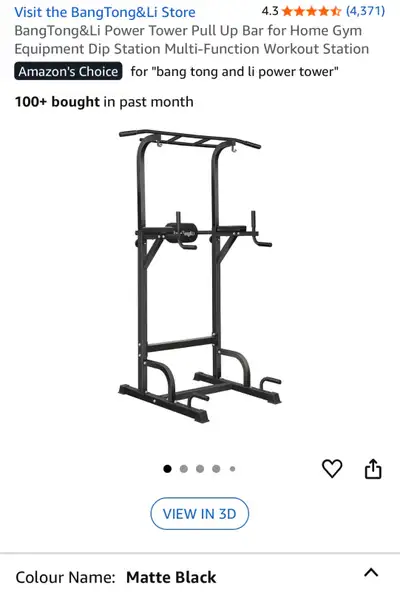 Bang Tong & Li Power Tower Pull Up Bar for Home Gym Equipment, View more