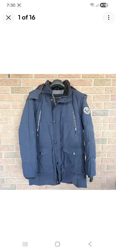 Artic Expedition Parka Coat Mid Length  Men's Size Large, View more