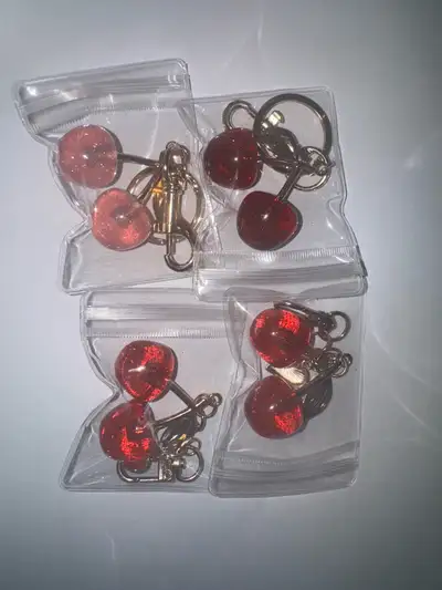 mini cherry Keychain , View more