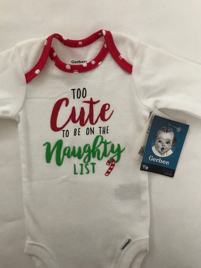 New Gerber Baby Onesie-  Manotick  in Clothing - 0-3 Months in Ottawa