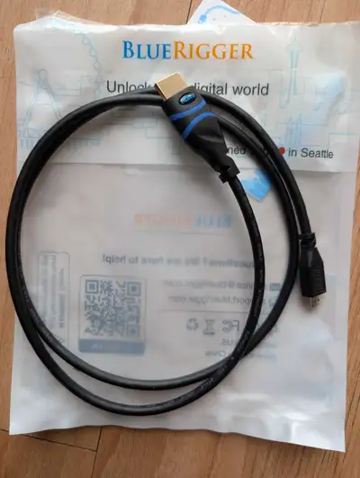 Micro HDMI to HDMI Cable (3FT, 4K@60Hz HDR, Male to Ma, View more