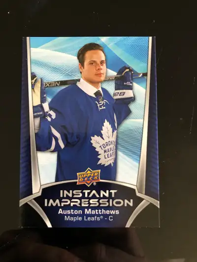 2016 short print Auston Matthews rookie card mint condition, View more