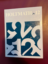 High School Grade 12 Holtmath Text Book for sale