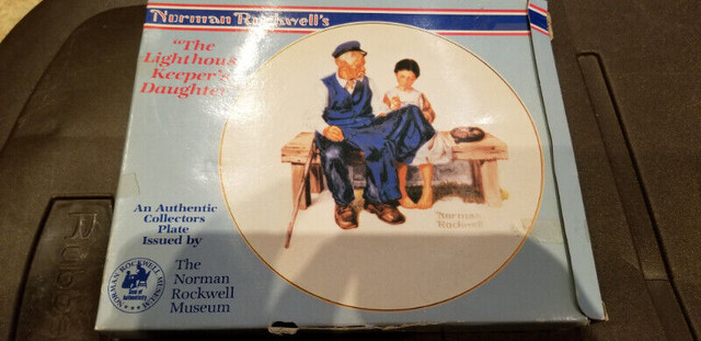Norman Rockwell collector plate"the Lighthouse Keeper's daughter in Arts & Collectibles in Cambridge - Image 4