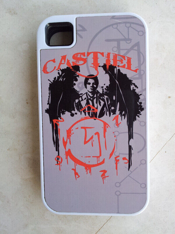 SUPERNATURAL CASTIEL IPHONE 4 COVER in Cell Phone Accessories in Kelowna - Image 2