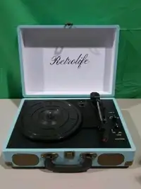 Retrolife Vinyl Record Player. 3-Speed, Bluetooth
