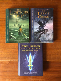 3 Youth Books - Percy Jackson & the Olympians - Demigod Files