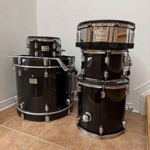 Roland Full Size Acoustic Design Electronic Drum Set Pads Tom Sn in Drums & Percussion in Ottawa - Image 2
