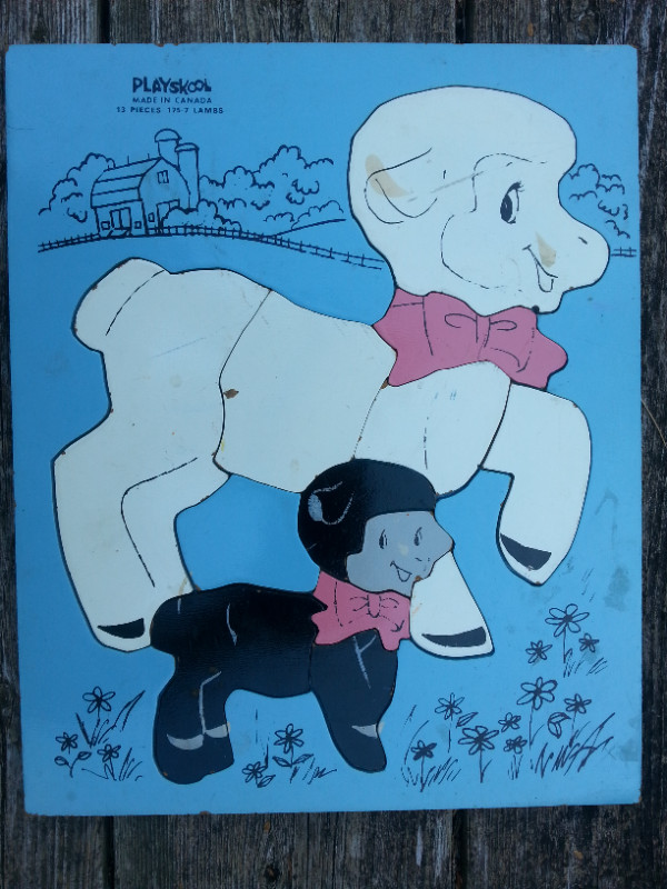 Vintage Playskool Wooden Puzzles in Toys & Games in Kingston - Image 3