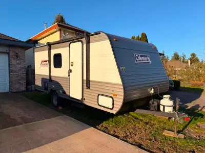 Selling my 2023 Coleman 17B travel trailer in very new condition. Lightly used and extremely well ca...
