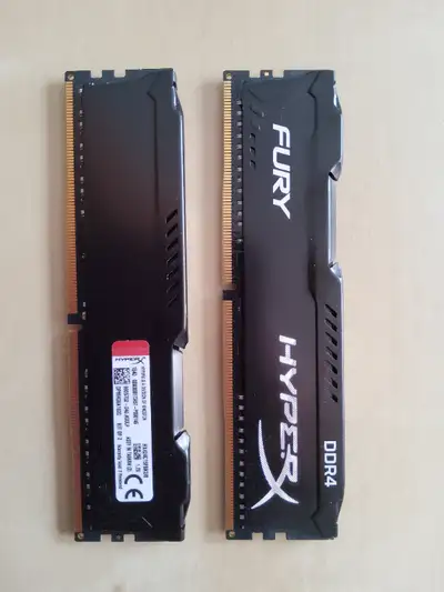 MÉMOIRE RAM DDR4 2x4GB KINGSTON HYPERX FURY, View more