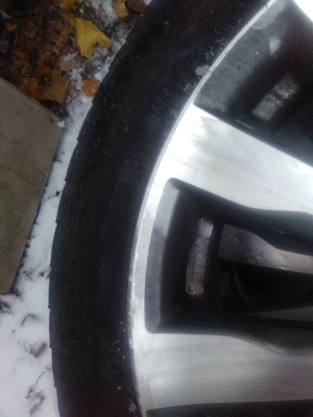 Tires on rims for sale • Honda Fit • 185/55R15 in Tires & Rims in Hamilton - Image 3
