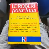 Le Robert, dictionnaire de la langue francaise, hard cover