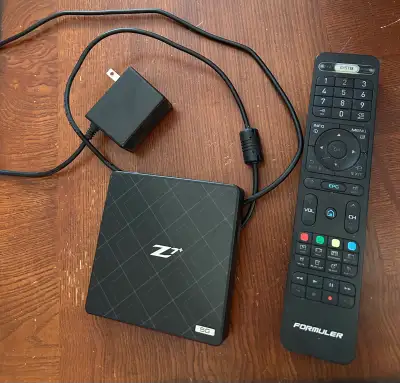 Upgrade your entertainment experience with this pre-owned Formuler Z7+ 5G android box, complete with...