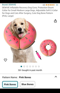 Inflatable Dog Cone BNIB