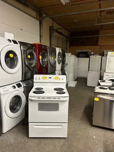 Frigidaire electric stove 30 days warranty., View more