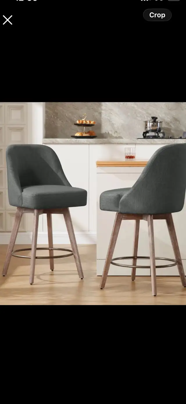 New Counter Height Swivel Bar Stools (Set of 2) $75 Each in Chairs & Recliners in Mississauga / Peel Region - Image 8