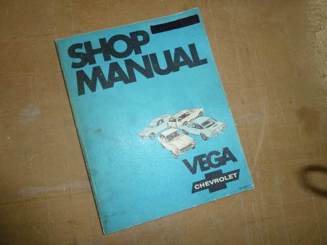 Chevrolet Vega Shop Manual in Other Parts & Accessories in Hamilton