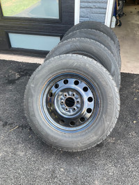 Goodyear Winter Force Tires on Rims