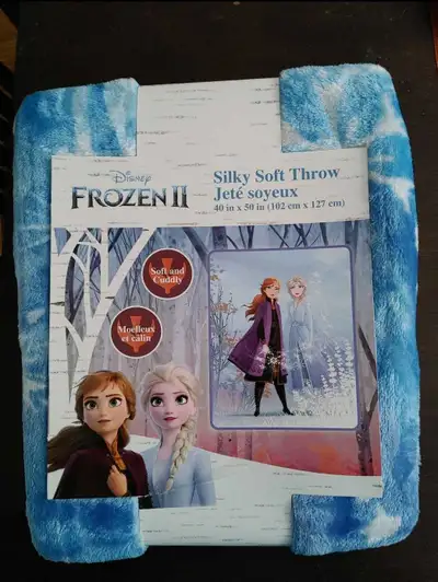 Brand new - frozen throw blanket, View more