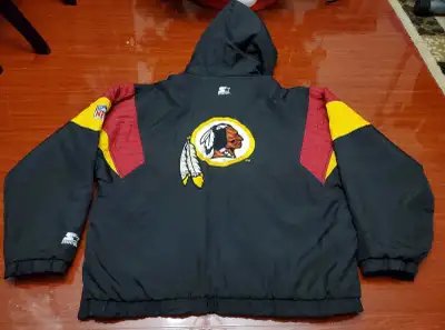 vintage Washington redskins pullover starter jacket adult XL, View more
