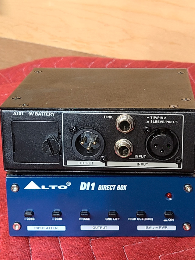 Alto DI1 Direct Box in Pro Audio & Recording Equipment in Lethbridge
