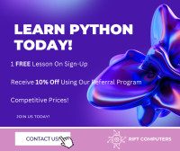 *FREE* Python Lessons | Learn To Code In Python and Build an AI!