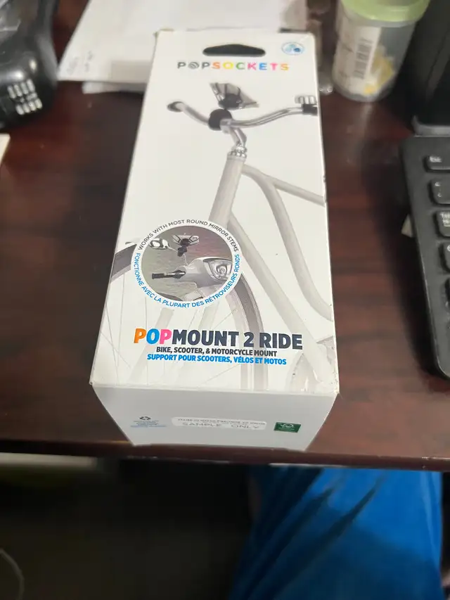 PopSockets PopMount 2 Ride Scooter & Bicycle Mount Black in Other in Longueuil / South Shore - Image 5