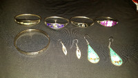 Bracelets & earings for sale $45 for all 