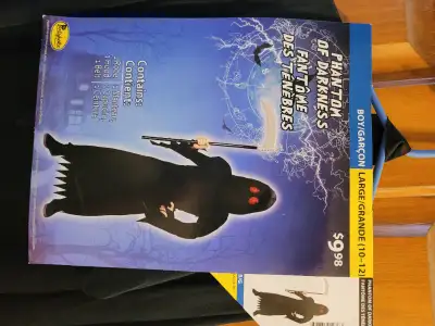 Phantom costume like new. $5. Willing to meet uptown Fredericton.