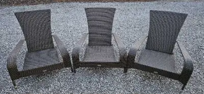 Wicker patio chairs , View more
