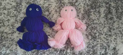 Handmade Yarn Dolls, View more