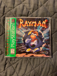 Rayman for Sony Playstation PS1. Complete with case and manual