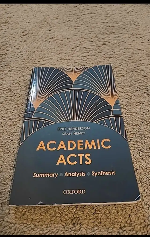 Academic Acts