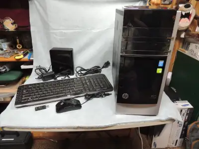 HP 700-159 CPU. 12 Gigs Ram. Mint condition.Windows 10., View more