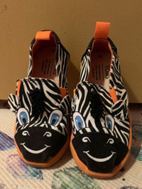 Toms - Toddler Zebra Shoes - Size 7