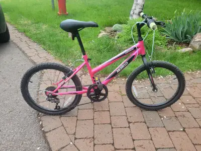Vélo enfant en bon état, toute la mécanique fonctionne très bien : chaine sans trace de rouille, fre...