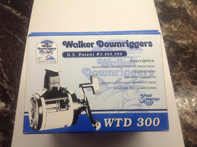 WTD 300 FISHING REEL  BY WALKER DOWN RIGGERS UNDER SLUNG REEL in Fishing, Camping & Outdoors in Hamilton - Image 2